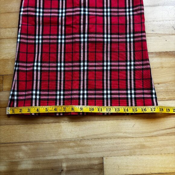Burberry Blue Label Red Plaid Skirt Size 36 - Picture 4 of 11